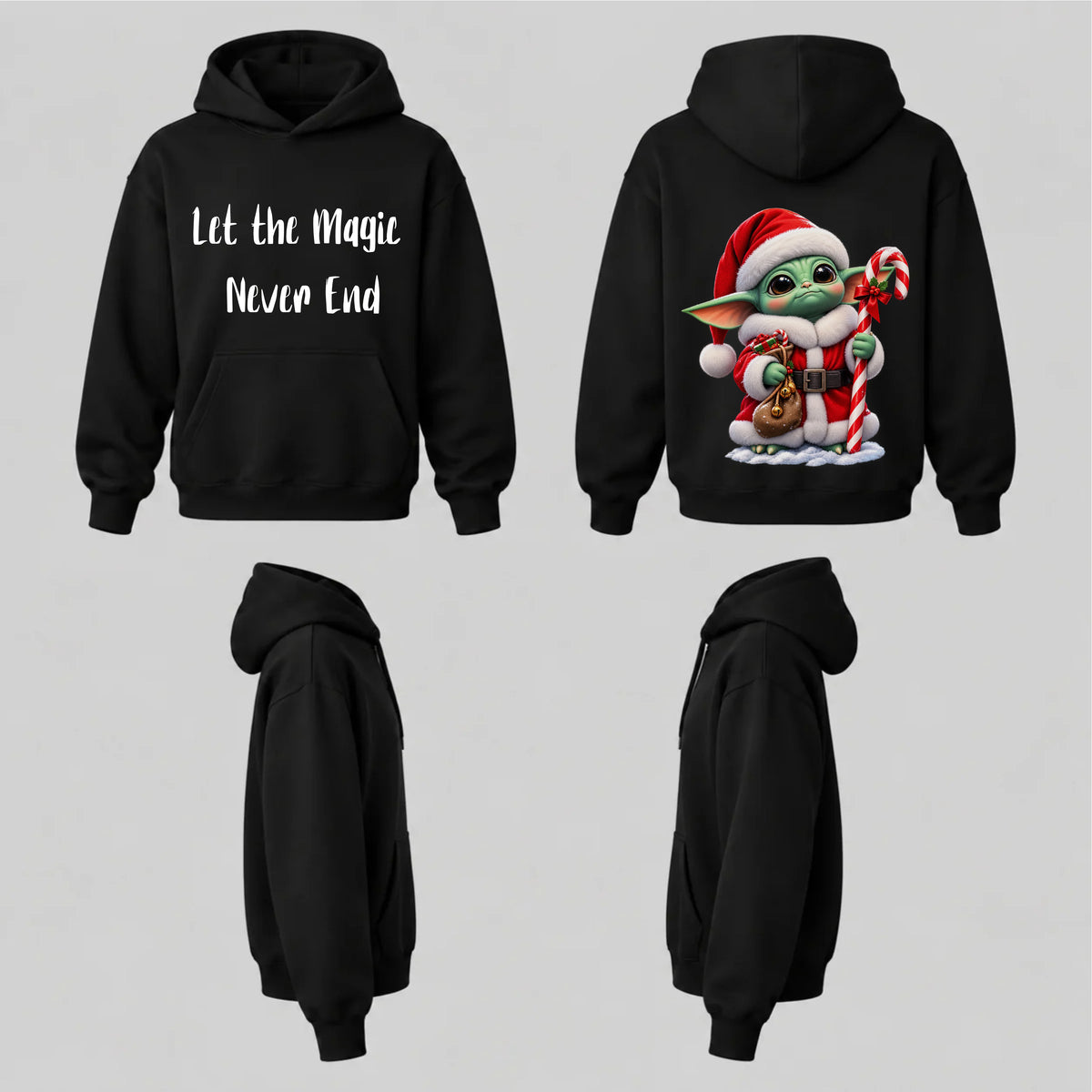 Let the Magic Never End – 3D Christmas Graphic Sweatshirt #BB0033