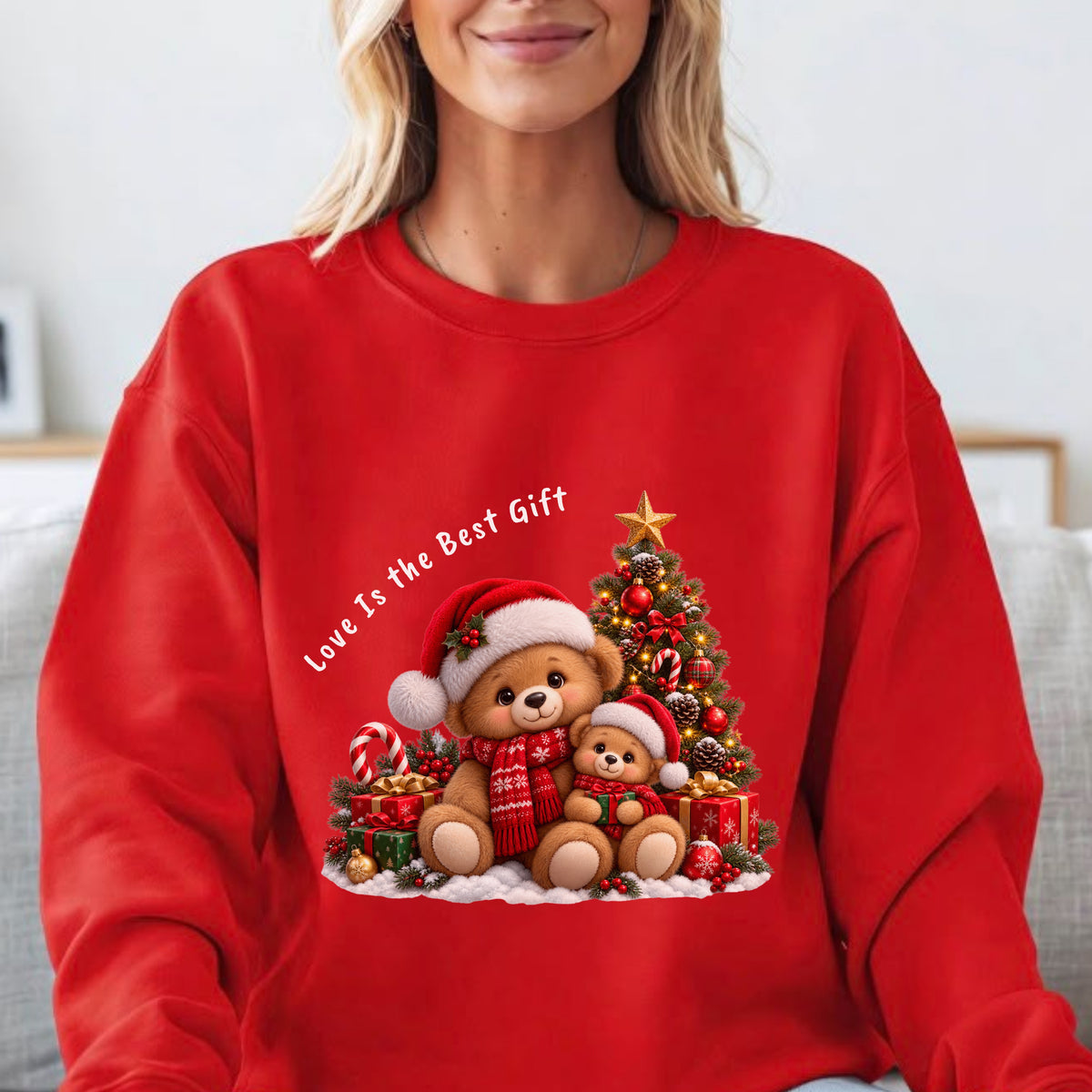 Little Bears, Big Christmas Magic – 3D Teddy Bear Christmas Sweatshirt #BB0038