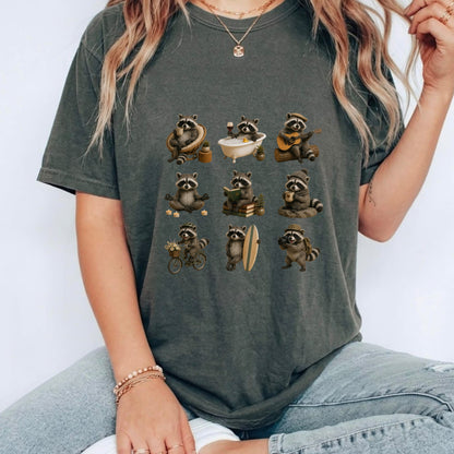 Cute Raccoon T-Shirt – Funny Raccoon Graphic Tee for Animal Lovers #BB0021