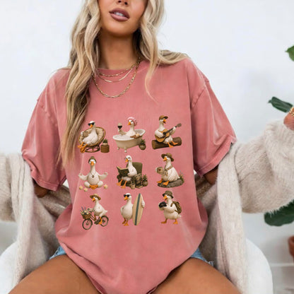 Cozy Goose T-Shirt – Cute Goose Lifestyle Graphic Tee #BB0010