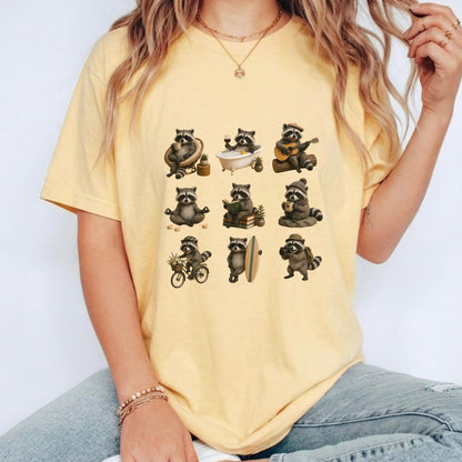 Cute Raccoon T-Shirt – Funny Raccoon Graphic Tee for Animal Lovers #BB0021