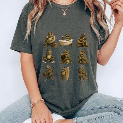 Funny Dinosaur T-Shirt – Cozy T-Rex Lifestyle Graphic Tee #BB0012