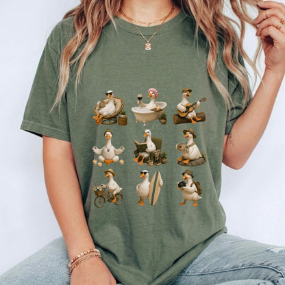 Cozy Goose T-Shirt – Cute Goose Lifestyle Graphic Tee #BB0010