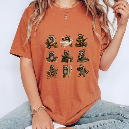 Cute Raccoon T-Shirt – Funny Raccoon Graphic Tee for Animal Lovers #BB0021