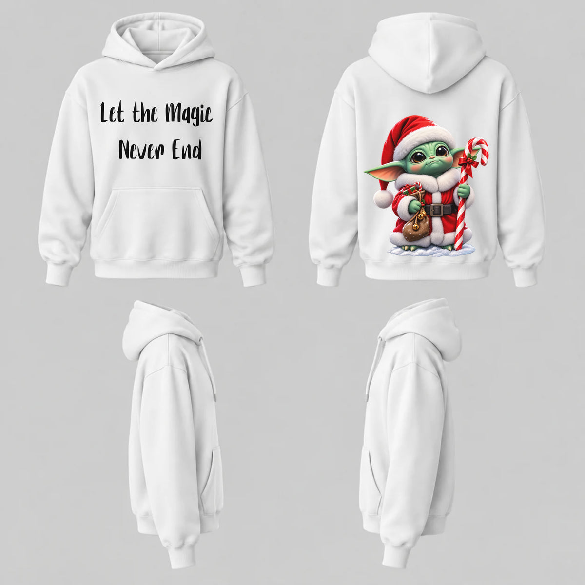 Let the Magic Never End – 3D Christmas Graphic Sweatshirt #BB0034
